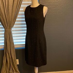 David Warren New York Black and sequin cocktail dress‎